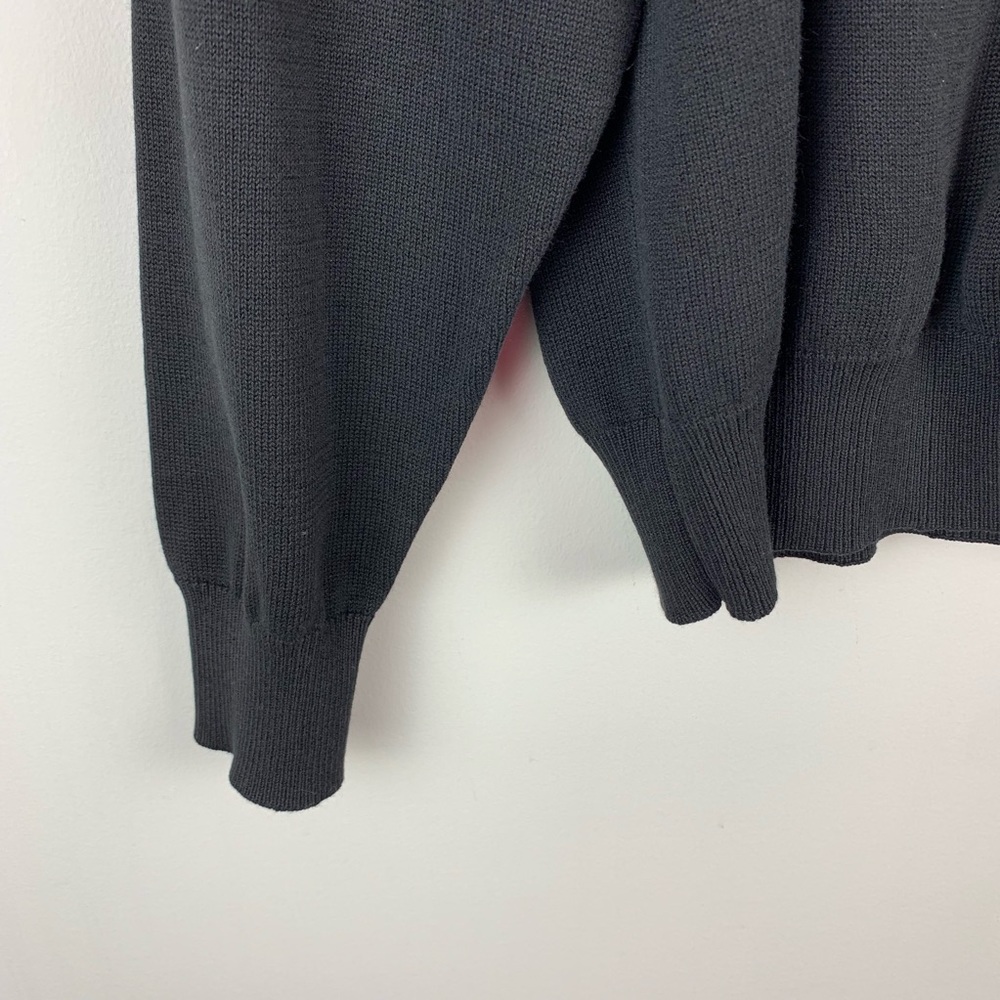 John Henry Vintage Black Long Sleeve Sweater - Picture 2 of 5